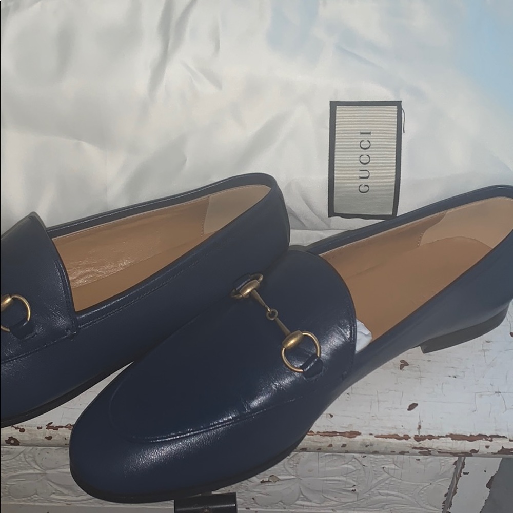 Gucci Jordaan leather loafers. 38.5 NEW! - Picture 3 of 8